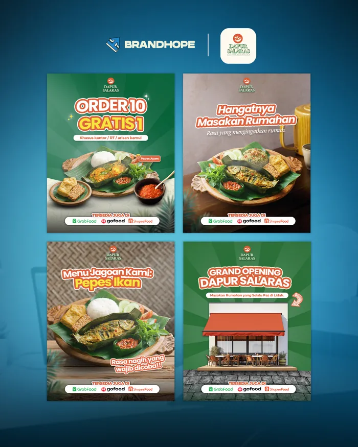F&B feed system — dapur salaras